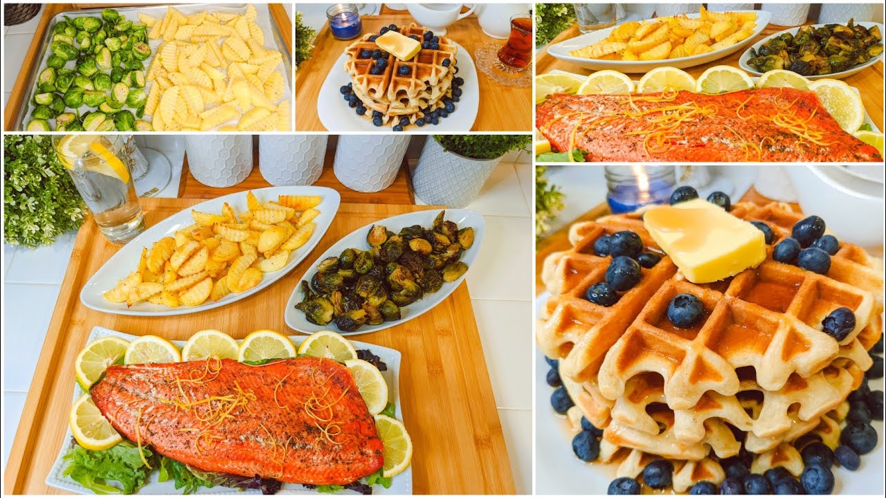 ቅልጡፍን ጥዑምን ቁርሲ😍ምስ ኣዝያ ቀላል ምሳሕ| Easy Waffles With Baked Salmon|Leyla Channel