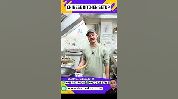 How to setup Chinese Kitchen | Chinese Restaurant | Chinese Chef #cloudkitchen