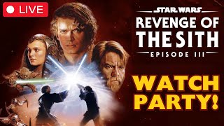 🔴#LIVE STAR WARS EPISODE III WATCH PARTY! #StarWars #Disney #StarWarsFan #Movie #Movies #WatchParty