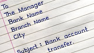 Application For Transfer Bank Account To Another Branch | Bank Account Transfer Application | screenshot 2