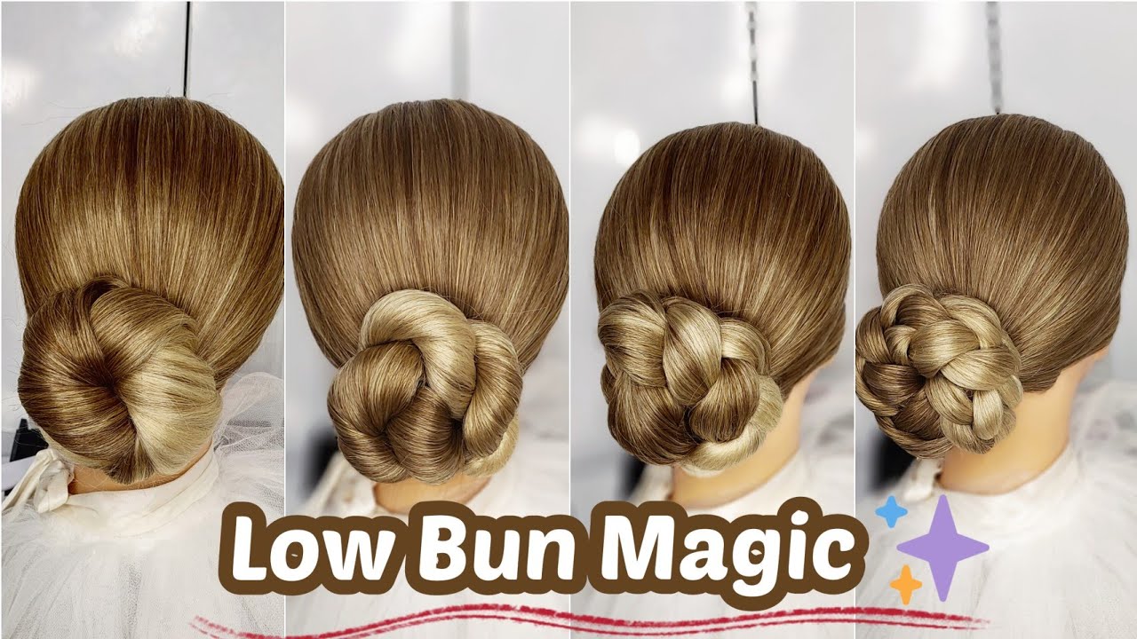 You Won’t Believe How Easy This Low Bun Is!/Fast & Chic Low Hair – No Skills Needed!