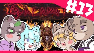 【　Terraria / Calamity ♯１２ 】初心者二人連れて最難関mod！？！？ ／ 朝陽はる 【 ケモノVtuber 】