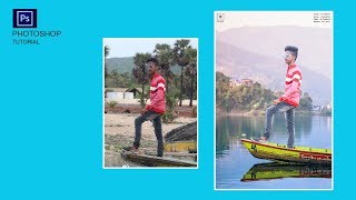Boat Photo Editing || Photoshop CC || Manipulation screenshot 4