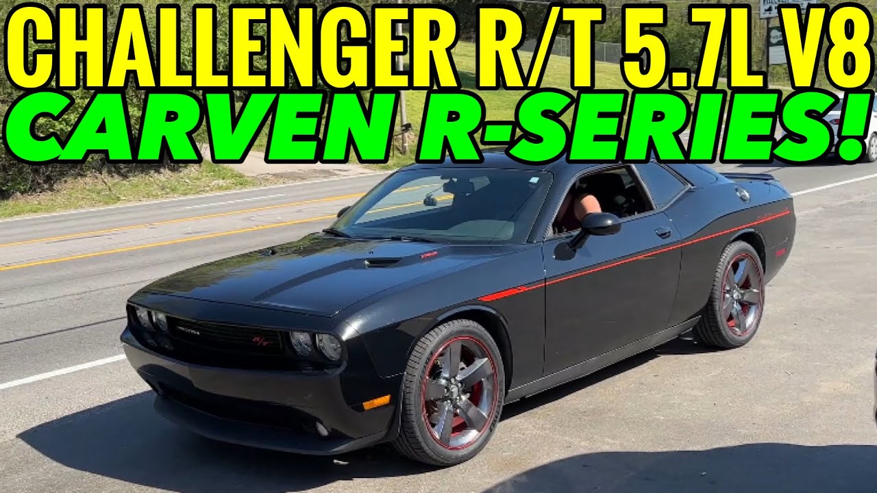 2014 Dodge Challenger R/T 5.7L HEMI V8 w/ CARVEN R-SERIES! - YouTube