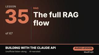 The full RAG flow — Building with the Claude API (Lesson 35/67) News