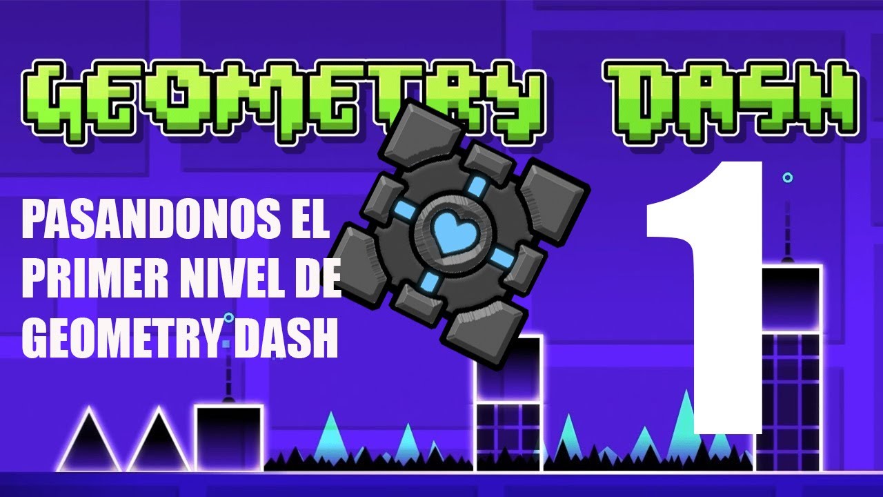 Pasando el primer nivel de Geometry Dash - YouTube