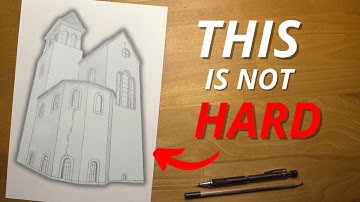 3 Point Perspective for Beginners | Easy Drawing Tutorial