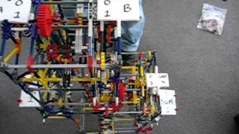 KNEX 1 Bit Full Adder