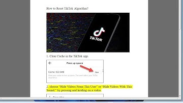 Reset TikTok Algorithm