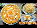 Mango custard dessert recipe | Dessert recipes with mango | Easy dessert recipe | sk food diaries