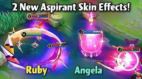 ANGELA & RUBY ASPIRANT SKINS NEW EFFECTS & ENTRANCE ANIMATION!😍