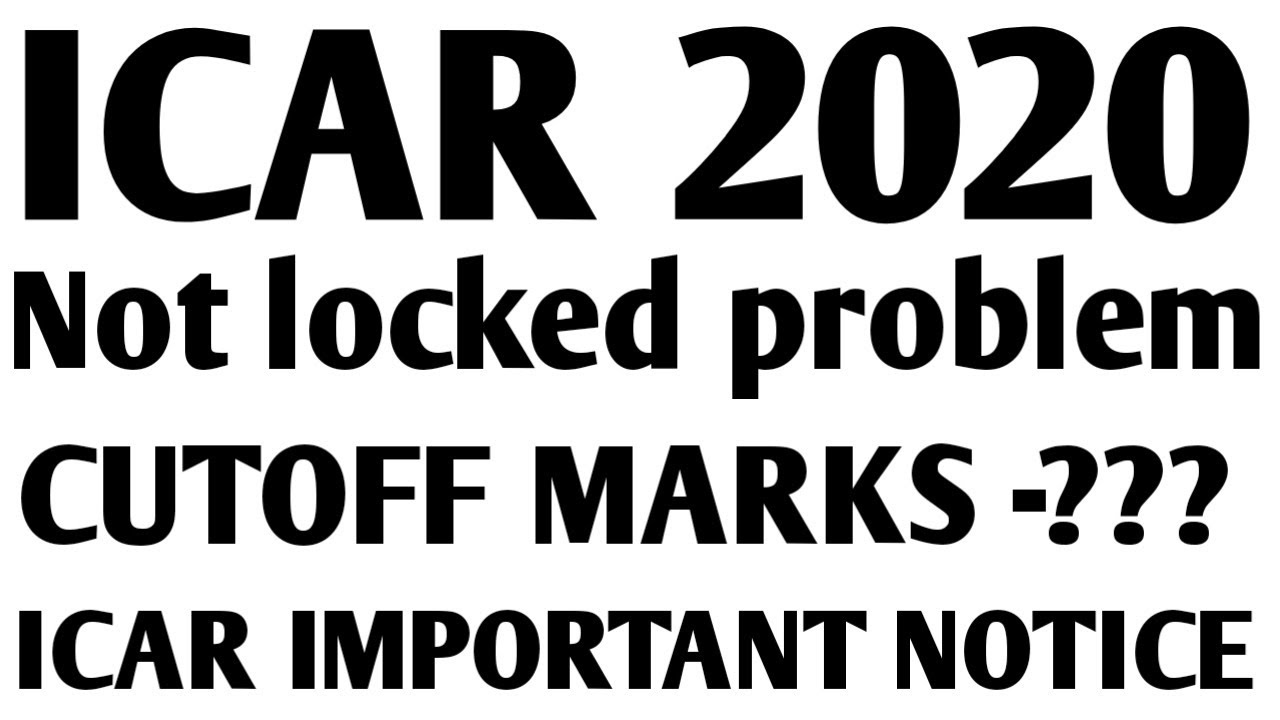 ICAR CUTOFF MARKS ICAR RESULTS ICAR COUNSELING ICAR BEST COLLEGE ICAR 2020 ICAR RESULTS ICAR COUNSEL