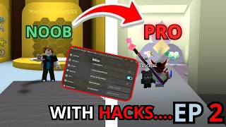 Noob to Pro as a Hacker EDITION Episode 2 Bee swarm simulator Roblox