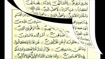 سورة الواقعة-الشيخ علي الحذيفي-رواية قالون
