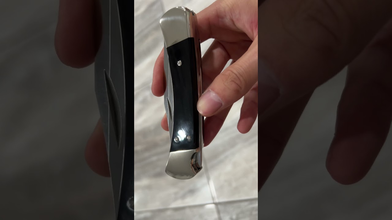 Watch Custom Buck 110 in Magnacut with waterbuffalo and nickel silver on YouTube Watch Custom Buck 110 in Magnacut with waterbuffalo and nickel silver on YouTube