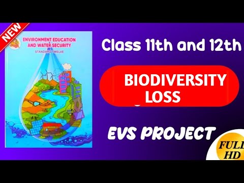 BIODIVERSITY LOSS Full EVS Project in HD | Maharashtra Board | #evs project