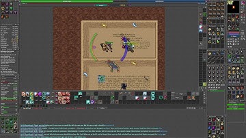 Tibia MMO Test walkthrough Between The LInes (Monk), It only for pro gamers haha