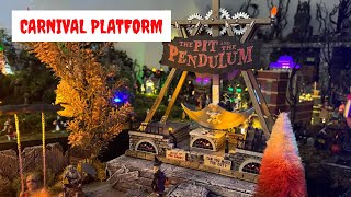 Create an Easy Platform for Lemax's Carnival Piece The Pit & the Pendulum- Halloween Village Display