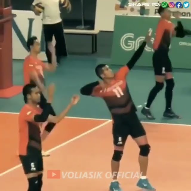 Pemanasan Passing Bolavoli (Timnas Indonesia Rendy Tamamilang)