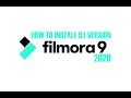 HOW TO INSTALL FILMORA 9.1.4 VERSION 2020