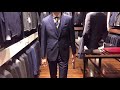 ３ピーススーツの着用動画