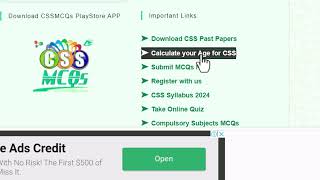 How to Calculate your age for CSS & PMS | Age Calculator Tutorial