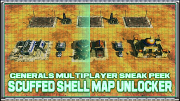 C&C Generals Multiplayer Sneak Peek (Generals Beta) - Scuffed Shellmap Unlocker