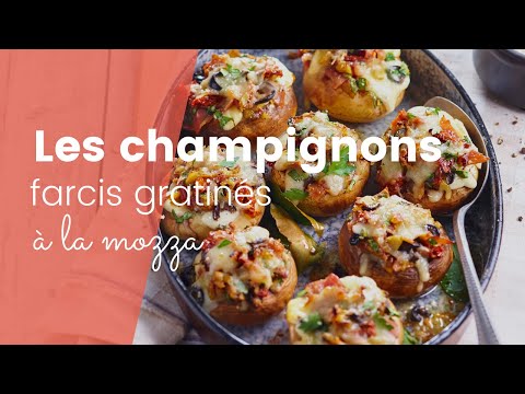 Vidéo: Comment Faire Cuire Des Champignons Farcis Avec Des Tomates Au Four