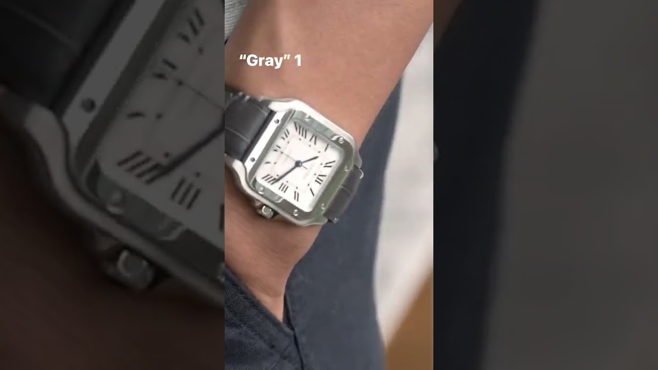 My FAVORITE Cartier Santos Strap Combo? 
