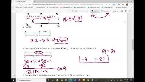Geometry: Segment Bisectors & Midpoints