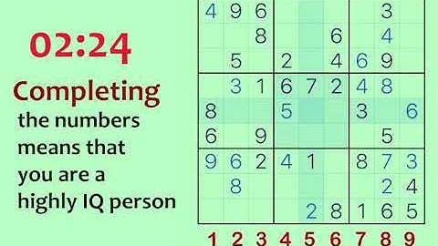 Classic Sudoku | Brain Game | IQ Test | Logic Game | Daily Challenge | Sudoku Puzzle