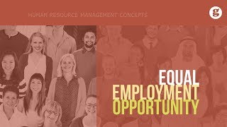 Equal Employment Opportunity Equal Employment Opportunity