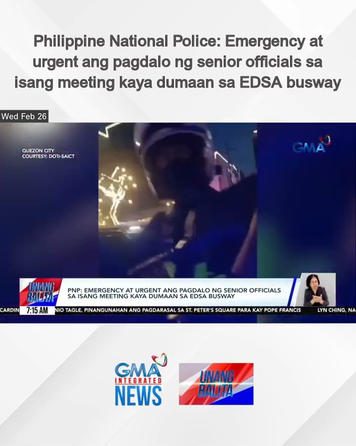 Philippine National Police – Emergency at urgent ang pagdalo ng senior officials... | Unang Balita