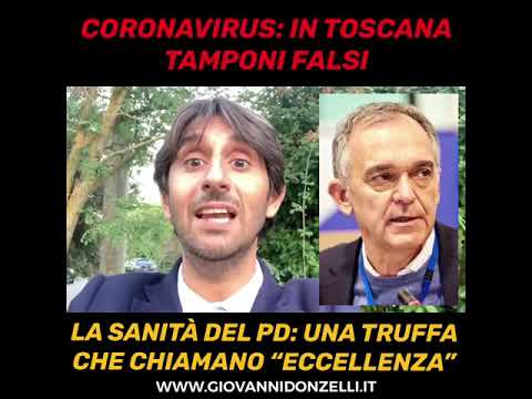 La truffa dei tamponi fasulli in Toscana: la sanità del Pd, una truffa che chiamano "eccellenza"