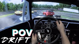 Nordschleife Tourist DRIFTING Through Traffic | Assetto Corsa | Fanatec CS DD+