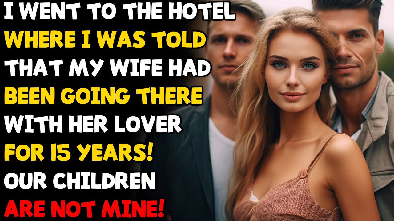 I found out that my wife has been cheating on me three times a week for ...