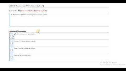 mcm401 Quiz 3 Solution Fall 2021 & 2022 100% Correct Complete Solution By informative Vu