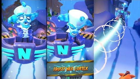 Crash Bandicoot :On the Run! FROSTY NEO CORTEX