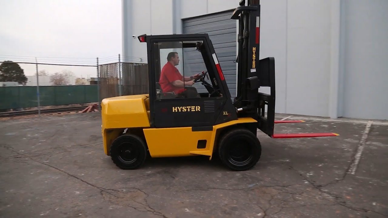 HYSTER 1999 8,000lb LP (Propane) Forklift For Sale YouTube