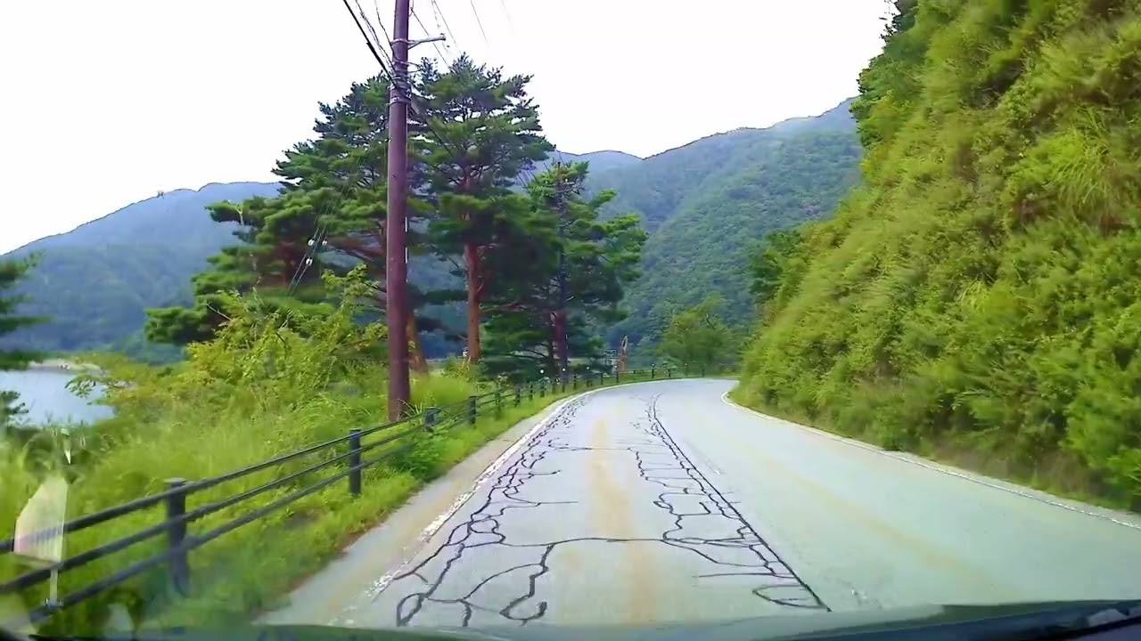 [ Driving in Japan ] ROUTE 706 LAKE SHOJI FUJIKAWAGUCHIKO Yamanashi Prefecture