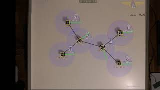 Epucks running topological algorithms: coverage area Wealth