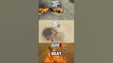 GTA 4 vs GTA 5 vs RDR2 - molotov
