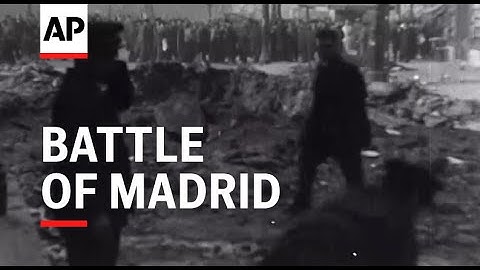 Battle of Madrid - 1936 | Movietone Moment | 7 November 2025