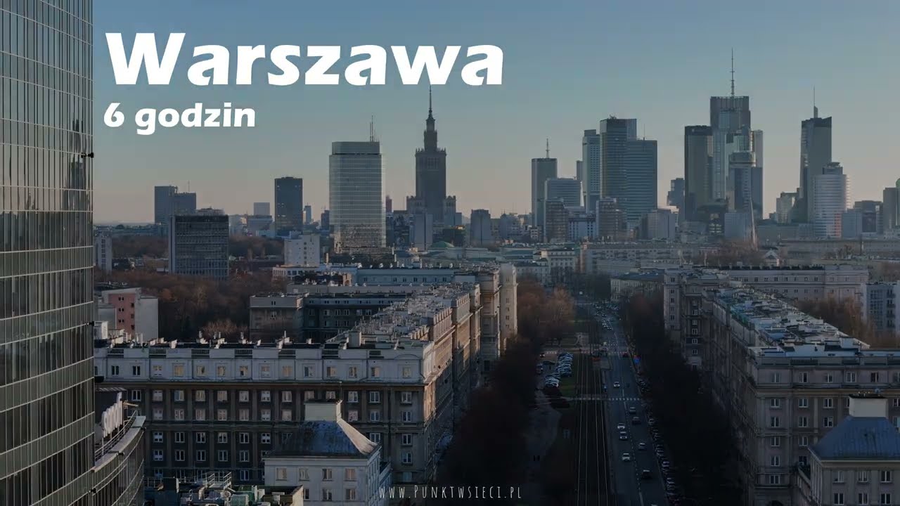Warszawa  - 6 godzin z lotu ptaka - Bicep