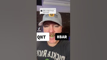 Qnt Or Hbar #thisorthat #hbar #qnt #quant #hedera #iso20022 #overledger #hashpack #bitcoin #charts