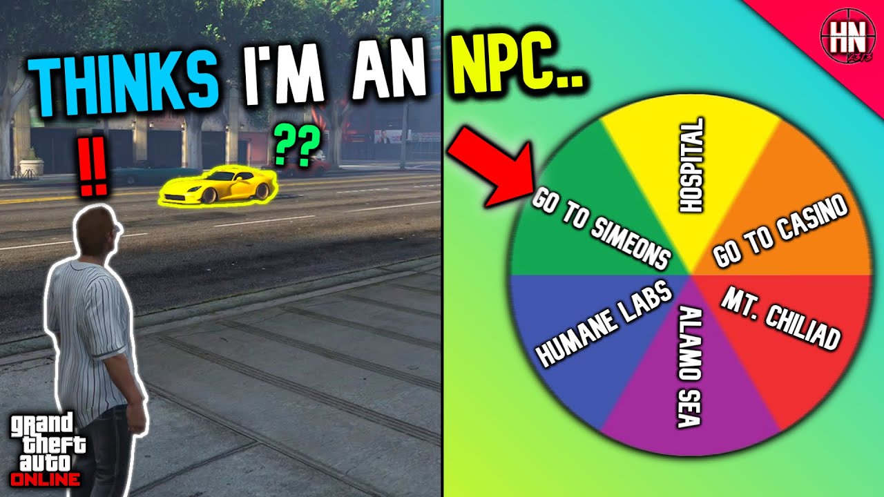 SPIN The WHEEL HIDE & SEEK | GTA 5