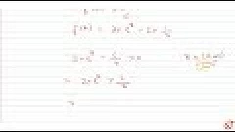 If `f(x) = 2e^x - c lnx` monotonically increases for every `x in (0, oo)`, then the true set of...