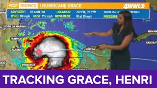Friday 4 PM Tropical Update: Hurricane Henri to make landfall as Cat 1