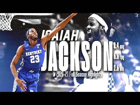 Isaiah Jackson Kentucky 2020-21 Full Season Highlights | 8.4 PPG 6.6 RPG 2.6 BLK #Wizards