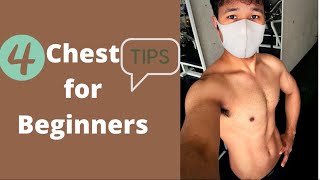 4 Tips to Develop Your CHEST|| Beginners